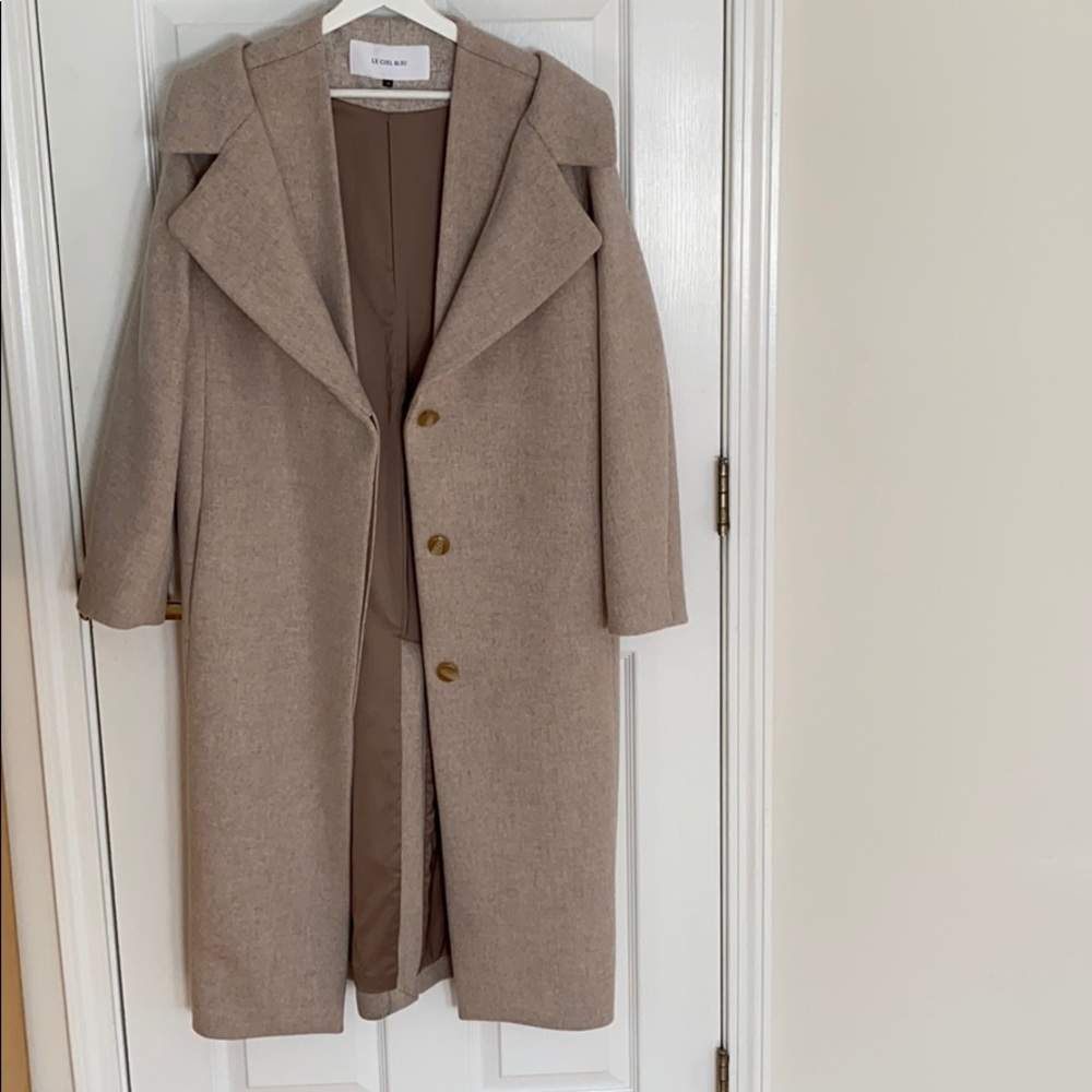 Women long wool coat